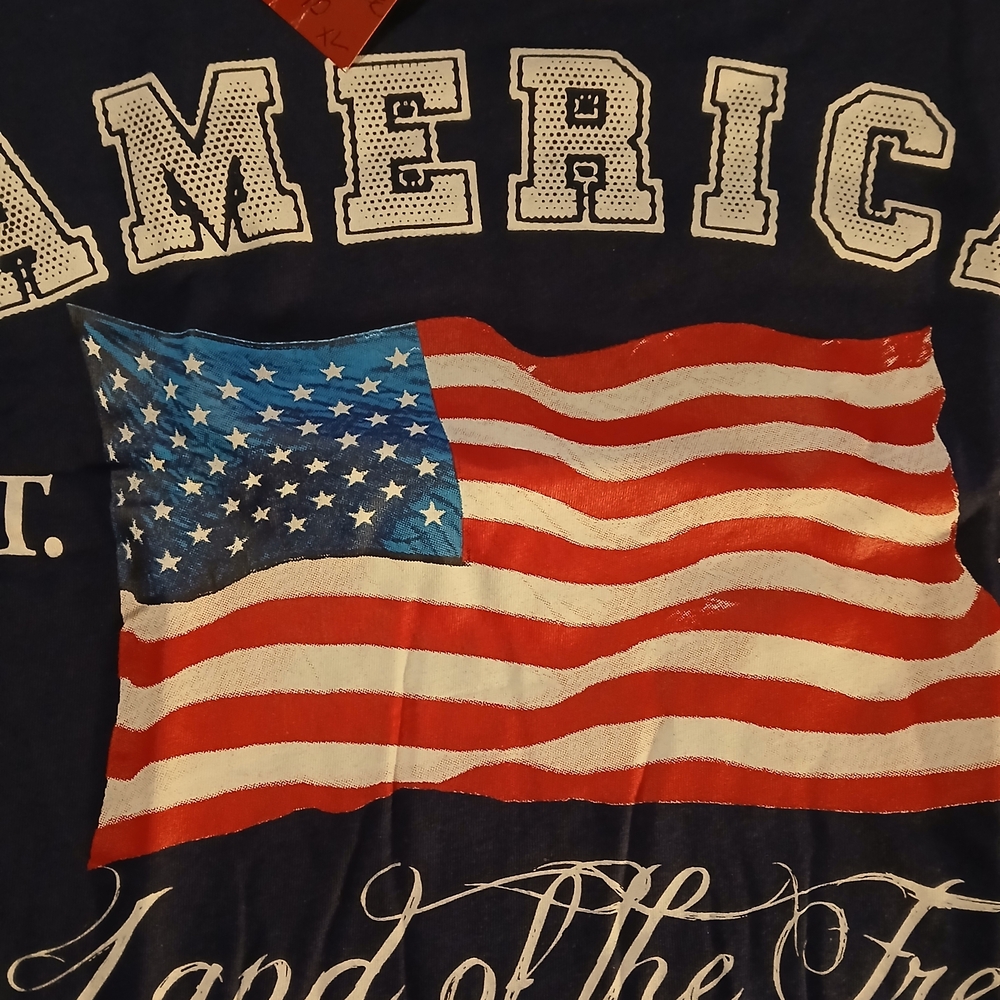 American Flag Graphic T-Shirt